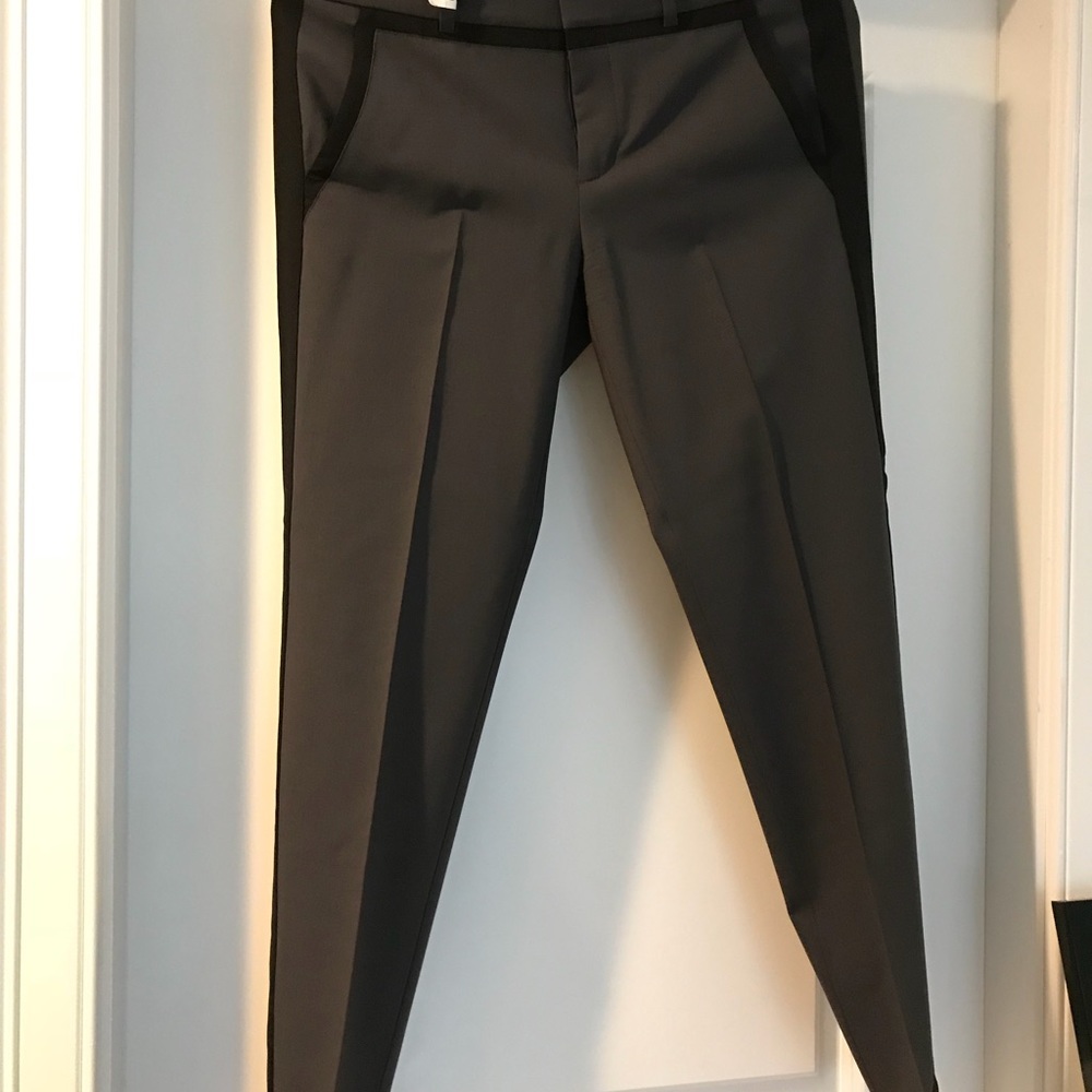 Vince Grey with Black side strip pants. Size 6.